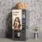 Coffee vending machine with integrated payment system and touchscree