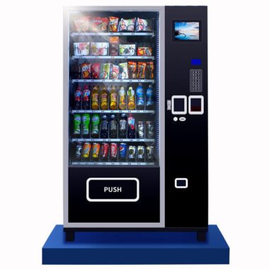 Custom commercial snack vending machine for high-traffic areas