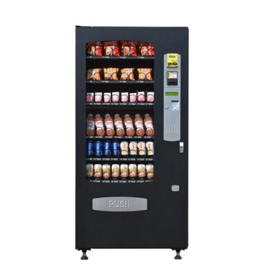 Custom commercial snack vending machine for high-traffic areas
