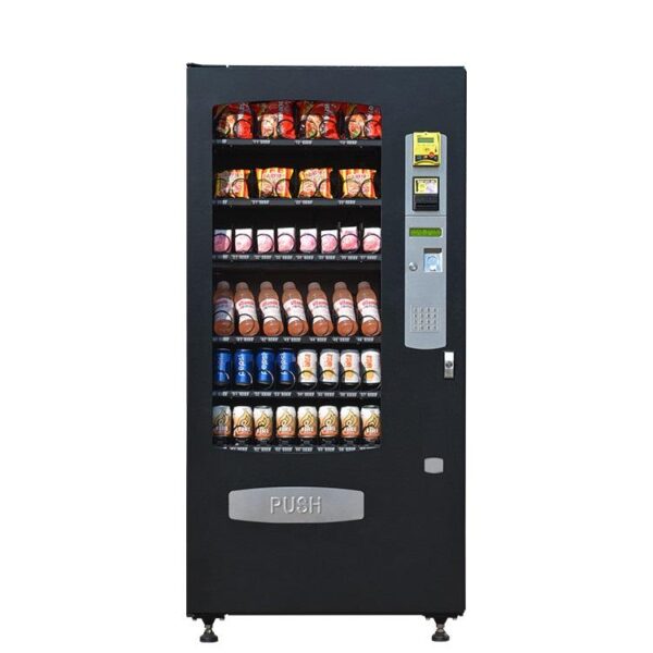 Custom commercial snack vending machine for businesses and offices (3) Custom commercial snack vending machine for high-traffic areas