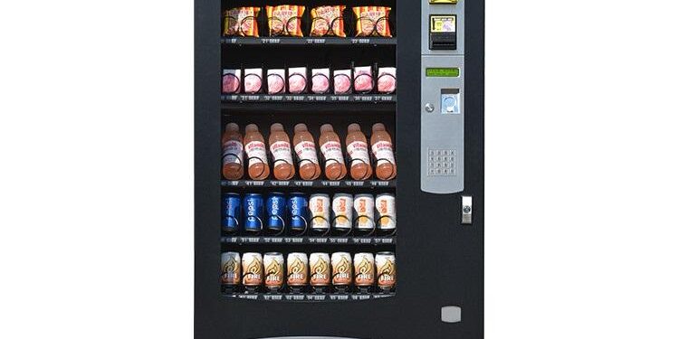 Custom commercial snack vending machine for businesses and offices (3) Custom commercial snack vending machine for high-traffic areas