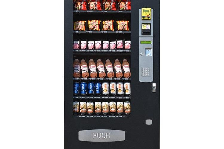 Custom commercial snack vending machine for businesses and offices (3) Custom commercial snack vending machine for high-traffic areas