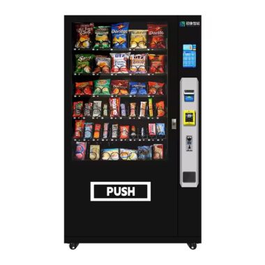 Custom commercial snack vending machine for high-traffic areas