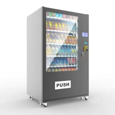Custom commercial snack vending machine for high-traffic areas