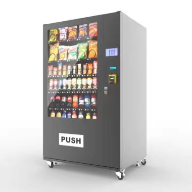 Custom commercial snack vending machine for high-traffic areas