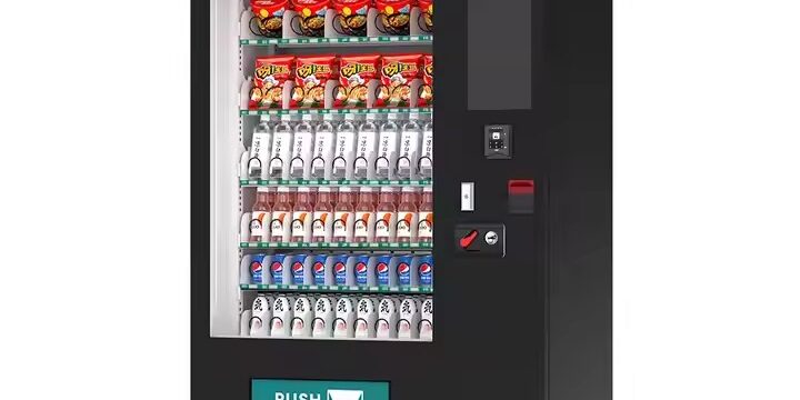 24/7 snack vending machine for airports and schools