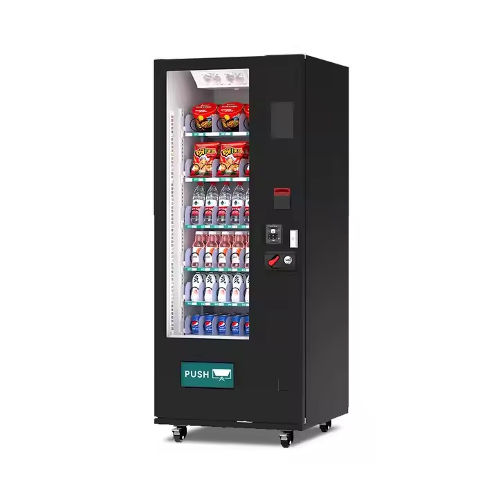 24/7 snack vending machine for airports and schools