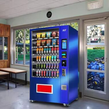 Vending machine for snacks in malls and train stations
