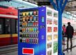 Vending machine for snacks in malls and train stations