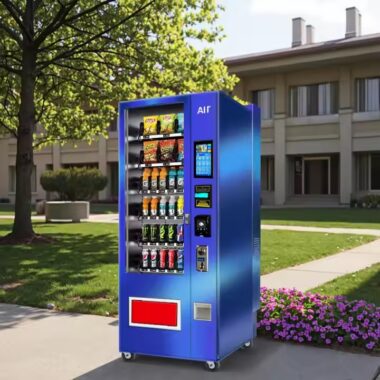 Vending machine for snacks in malls and train stations