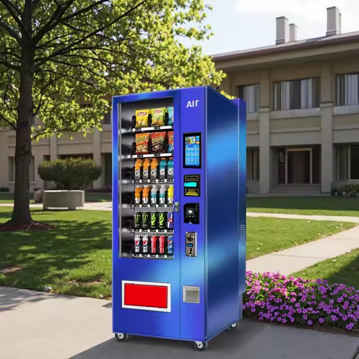 Vending machine for snacks in malls and train stations