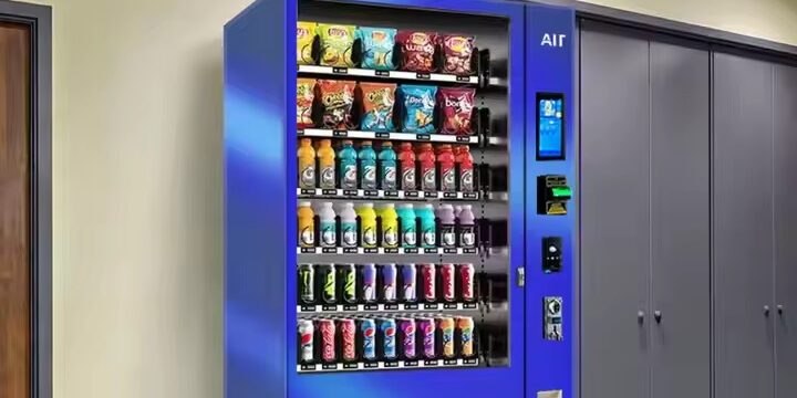 High-capacity snack vending machine for malls and train stations (5) Vending machine for snacks in malls and train stations