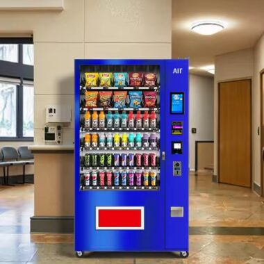 Vending machine for snacks in malls and train stations