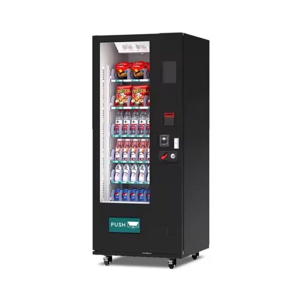 Custom professional snack vending machine front view