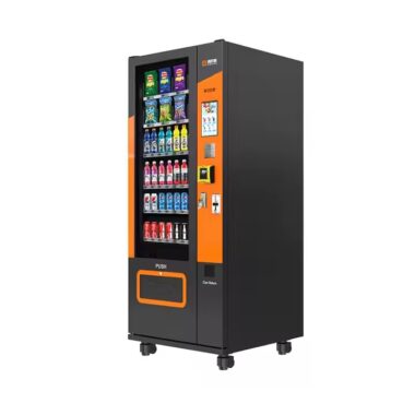 Custom professional snack vending machine front view
