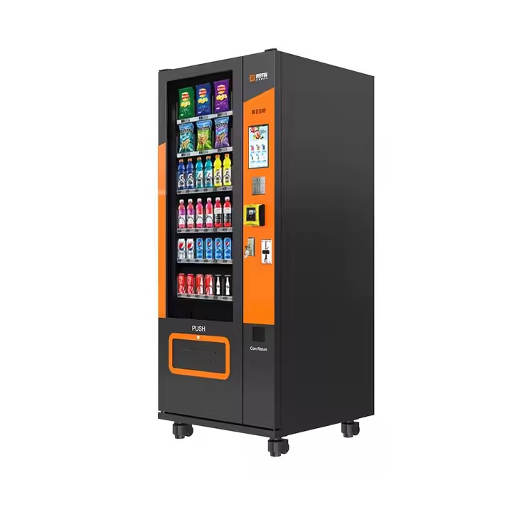 Custom professional snack vending machine front view