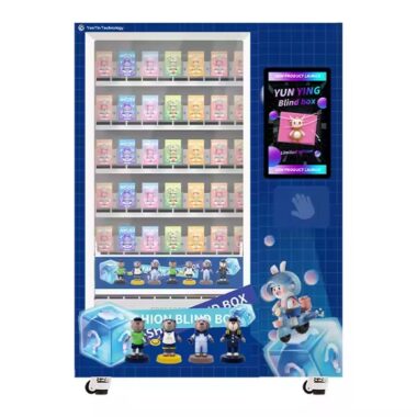 Custom professional snack vending machine front view