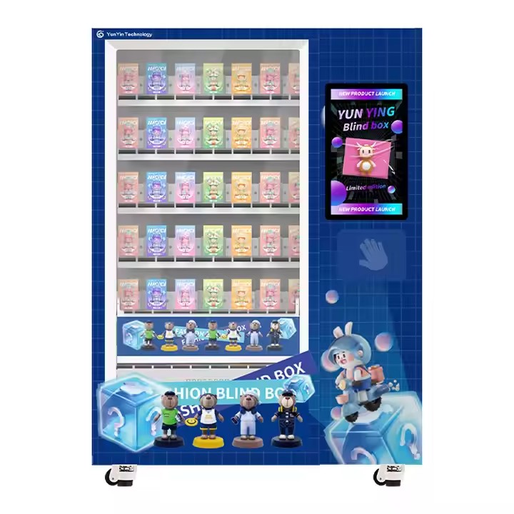 Custom professional snack vending machine front view