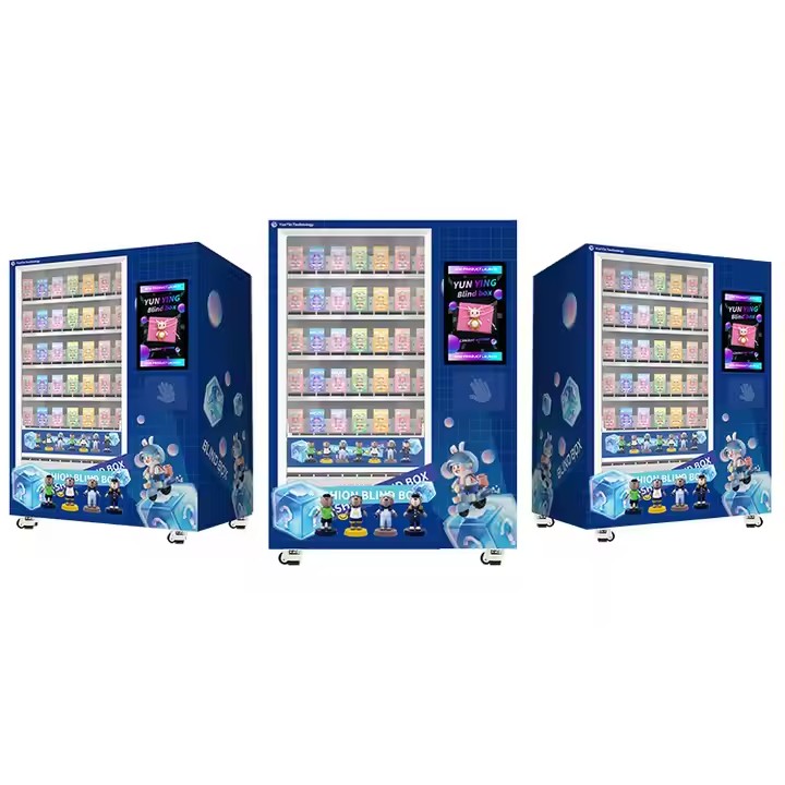 Custom professional snack vending machine front view