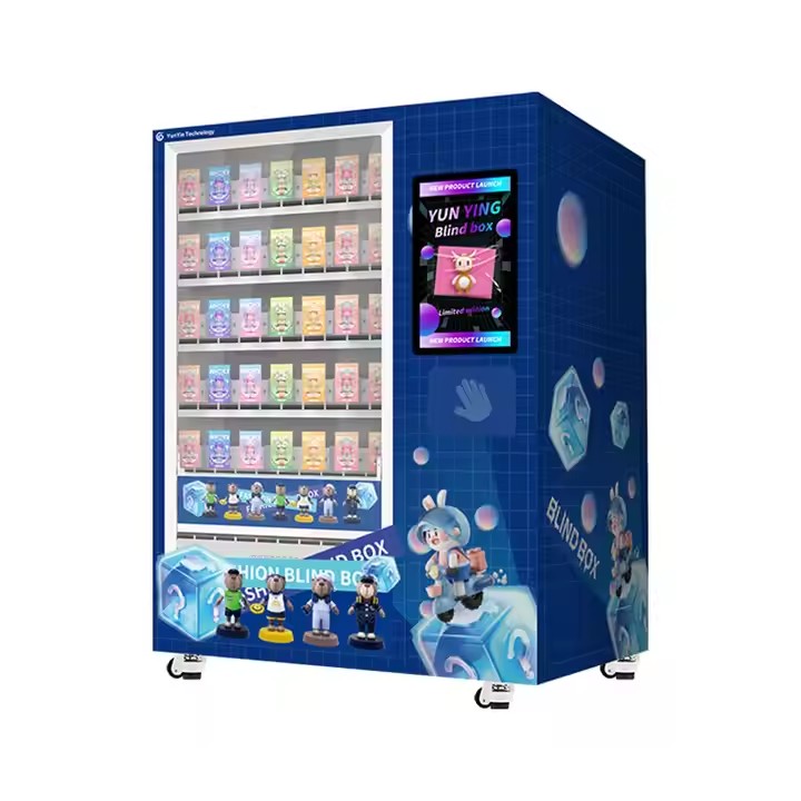 Custom professional snack vending machine front view