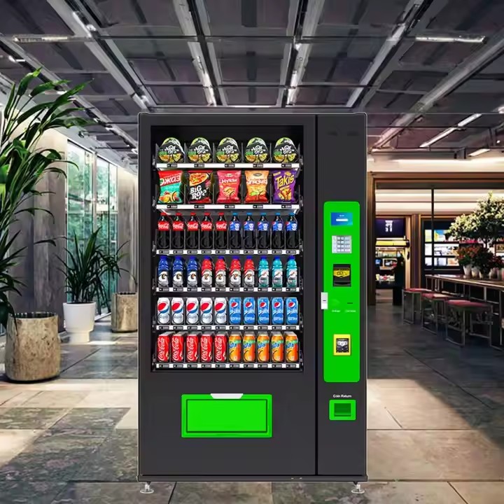 Custom Large Capacity Soda Vending Machine with Smart Display