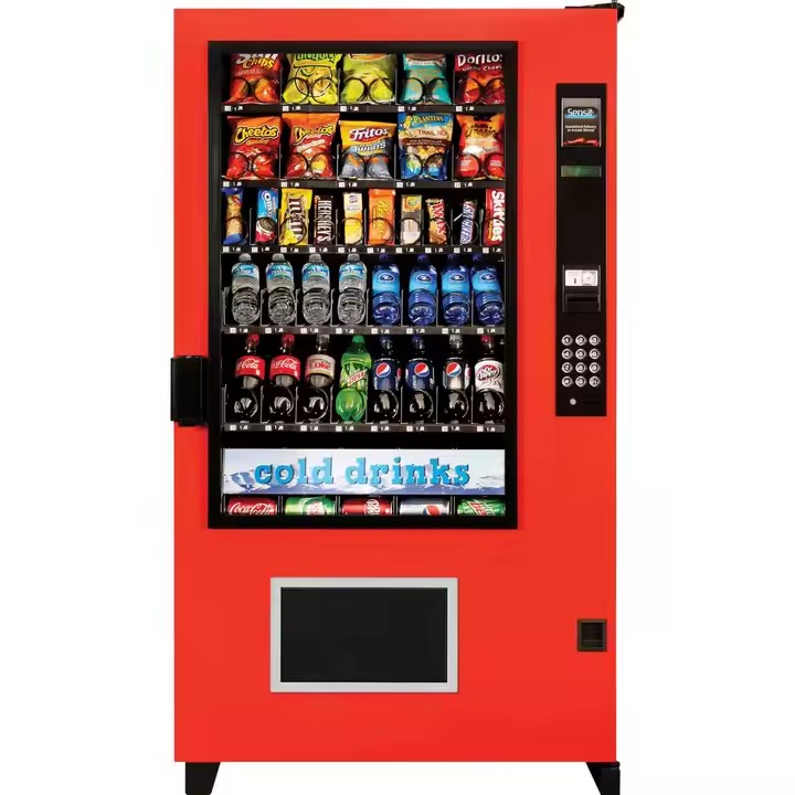 Custom Large Capacity Soda Vending Machine with Smart Display