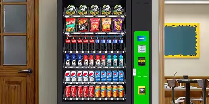Custom Large Capacity Soda Vending Machine with Smart Display