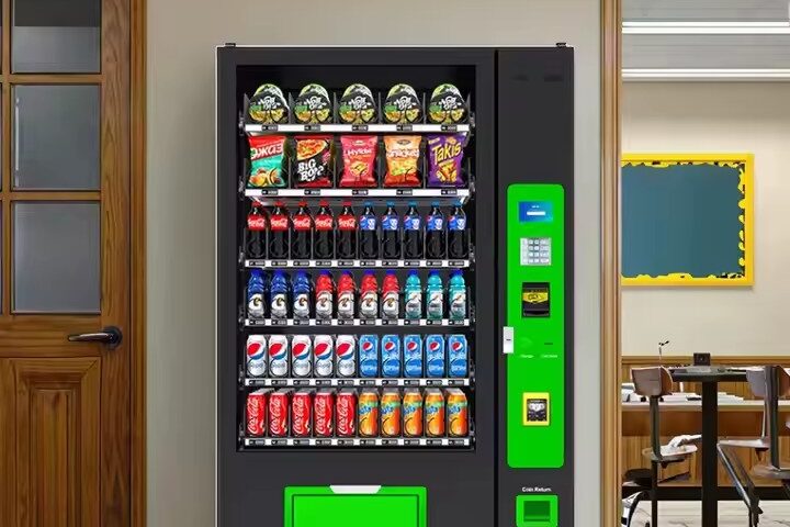 New Design Commercial Soda Vending Machine with Custom Options (2) Custom Large Capacity Soda Vending Machine with Smart Display