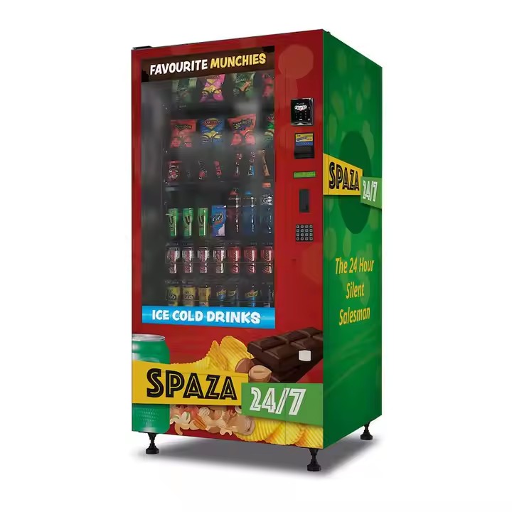 Custom Large Capacity Soda Vending Machine with Smart Display