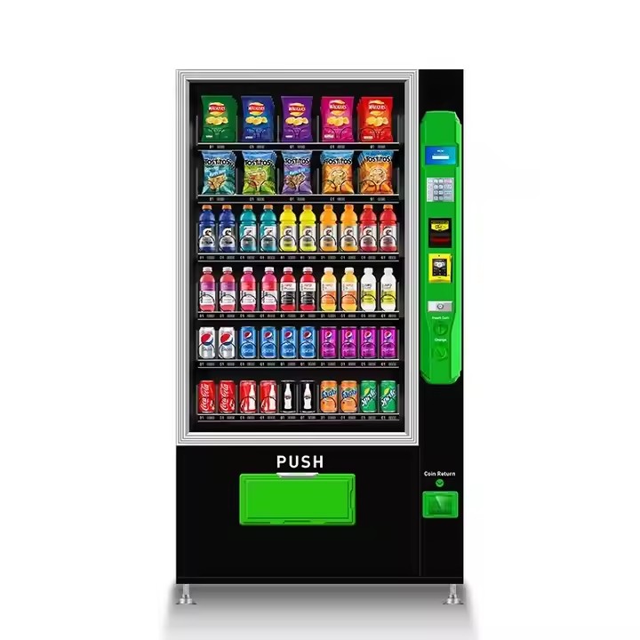 Custom Large Capacity Soda Vending Machine with Smart Display