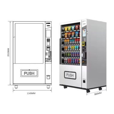 Best-selling snack vending machine for high-traffic locations