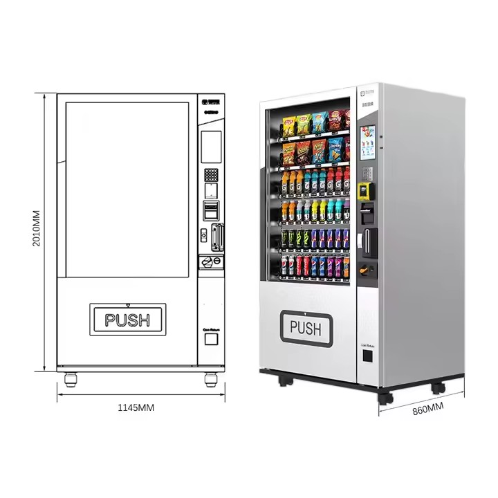 Best-selling snack vending machine for high-traffic locations