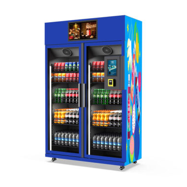Durable snack vending machine for schools, offices, and public spaces