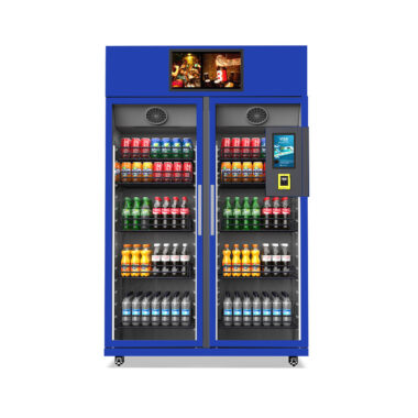 Durable snack vending machine for schools, offices, and public spaces