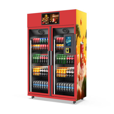 Durable snack vending machine for schools, offices, and public spaces