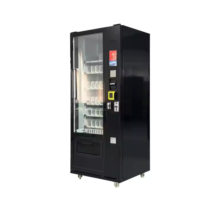 Durable snack vending machine for schools, offices, and public spaces