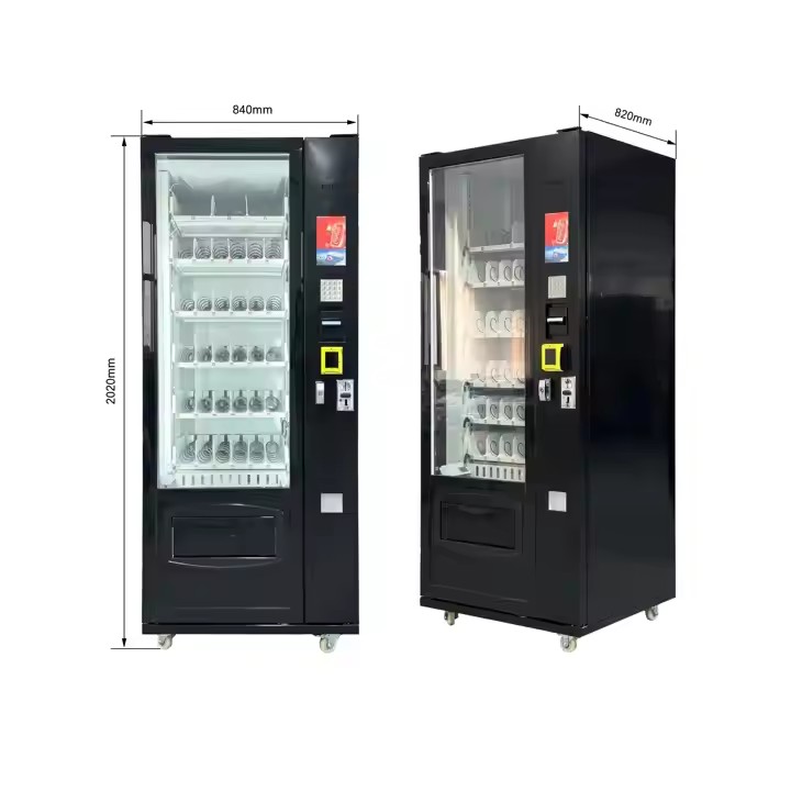 Durable snack vending machine for schools, offices, and public spaces