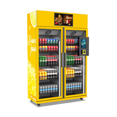 Durable snack vending machine for schools, offices, and public spaces