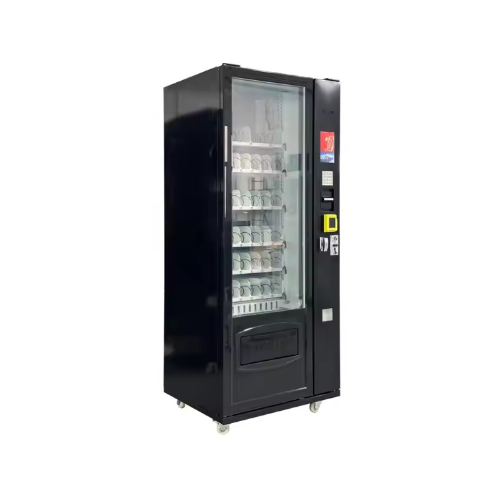 Durable snack vending machine for schools, offices, and public spaces
