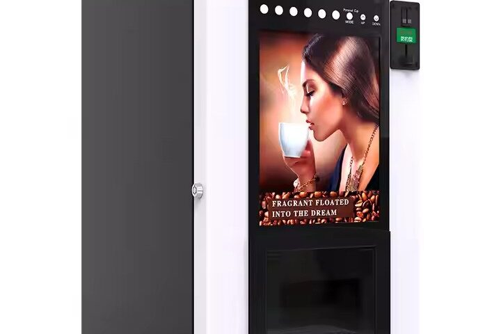 Smart Coffee Vending Machine – Best-Selling Commercial Model (1) Fully Automatic Commercial Coffee Vending Machine for Offices and Shops