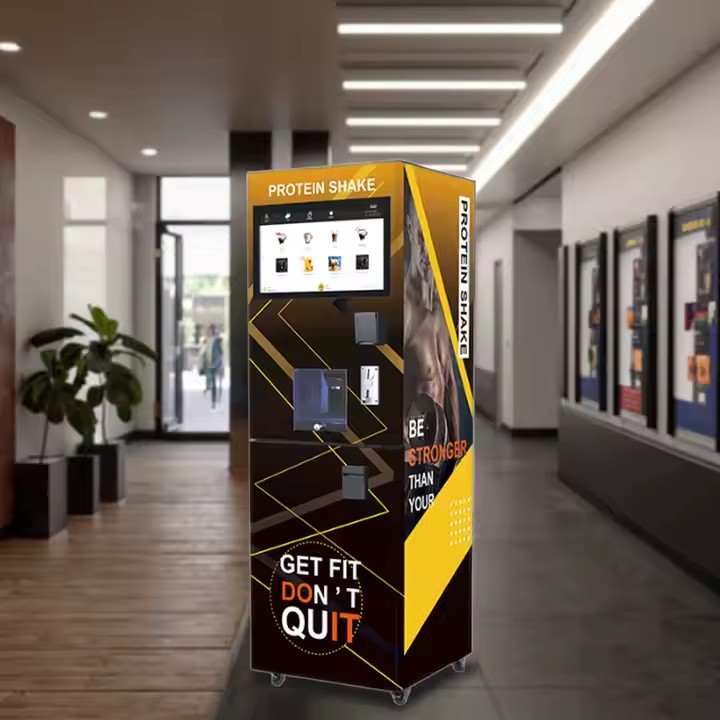 Factory direct smart instant coffee vending machine with sleek design