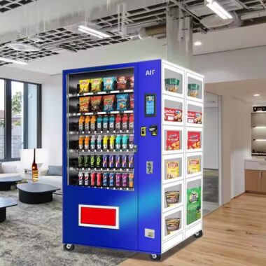 Compact Soda Vending Machine for Office Use