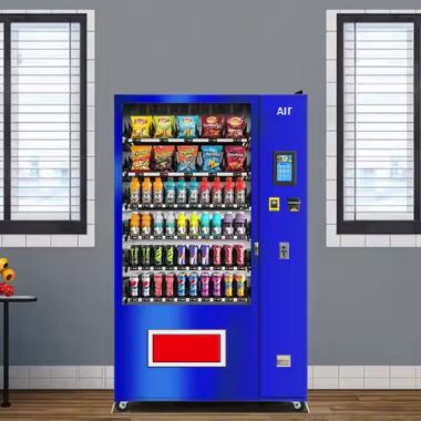 Compact Soda Vending Machine for Office Use