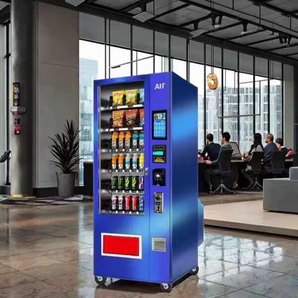 Compact Soda Vending Machine for Office Use