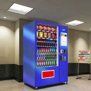 Compact Soda Vending Machine for Office Use