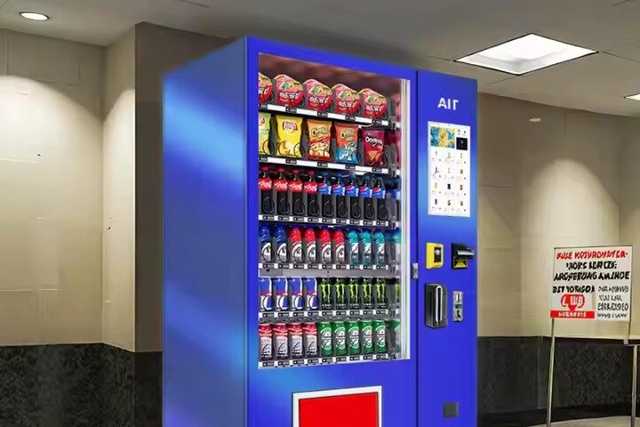 Smart Office Soda Vending Machine by Trusted Manufacturer (5) Compact Soda Vending Machine for Office Use