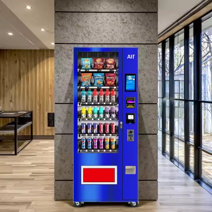 Compact Soda Vending Machine for Office Use