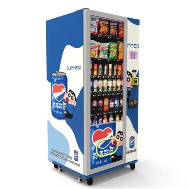 Factory direct snack vending machine with digital screen