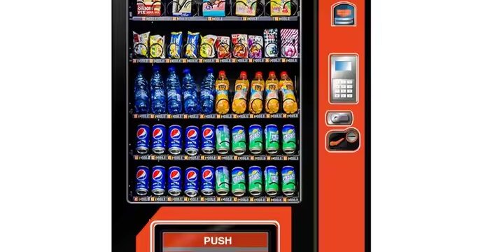 Factory direct snack vending machine with digital screen