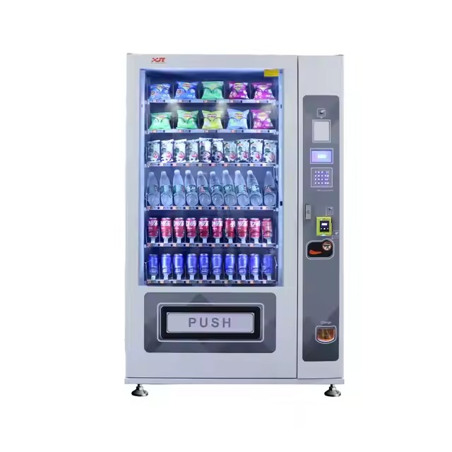 Factory direct snack vending machine with digital screen